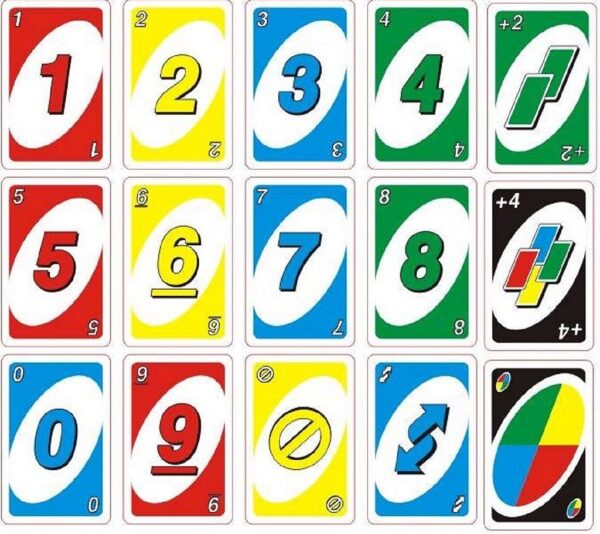 Jogo De Cartas Uno Baralho Colorido - Imagem 2
